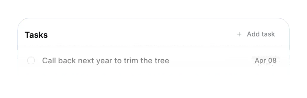 A task with a due date