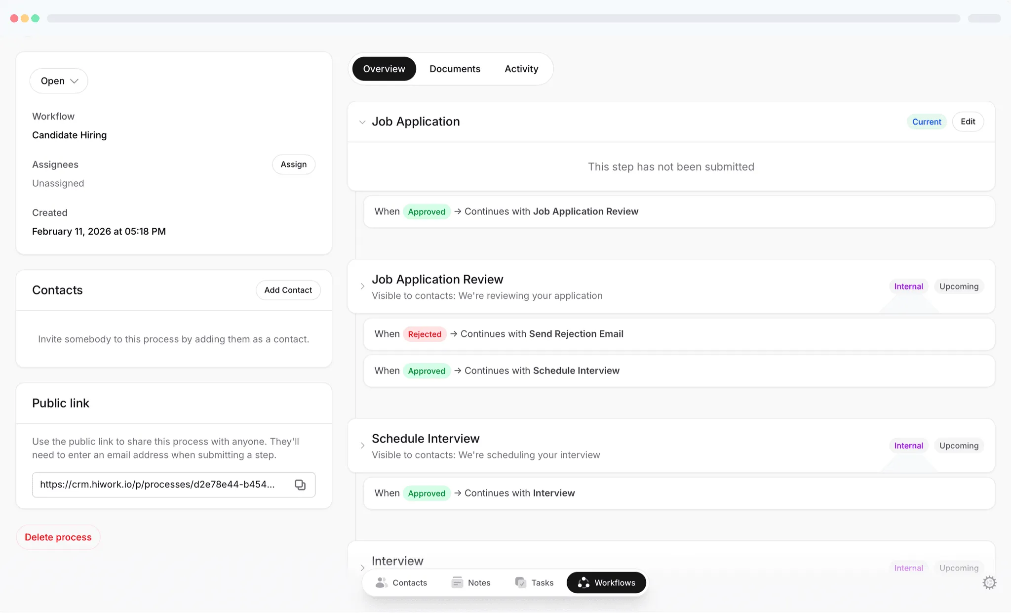 Lattney workflows and crm