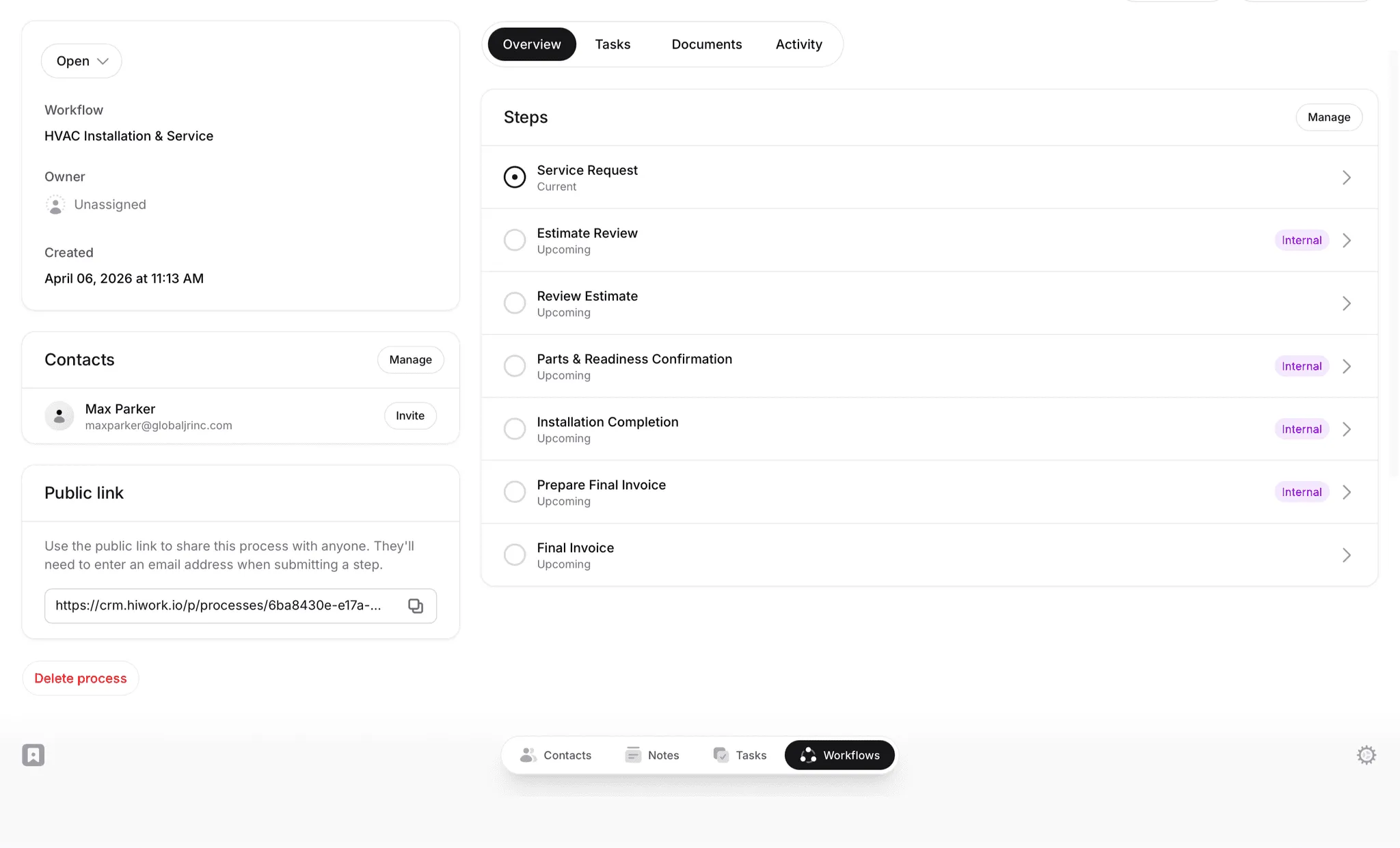 Lattney workflows and crm