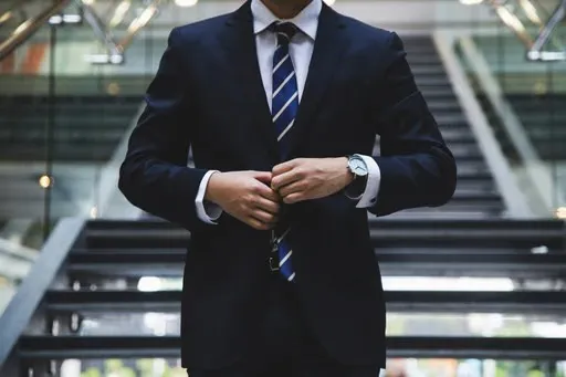 A business owner in conversation